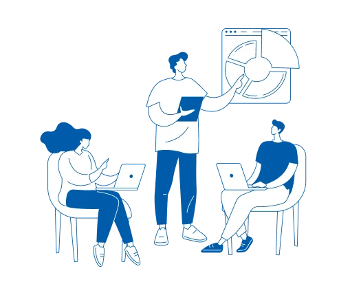 Dedicated teams illustration