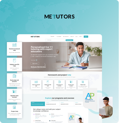 METUTORS Mockup Single